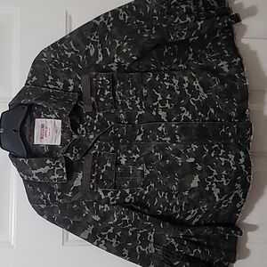 Mossimo Camo Denim Jacket Small